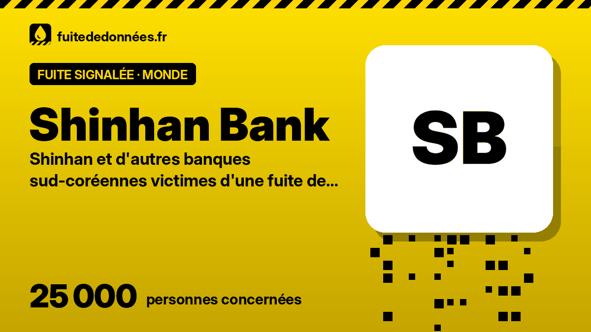 Shinhan Bank : signalée