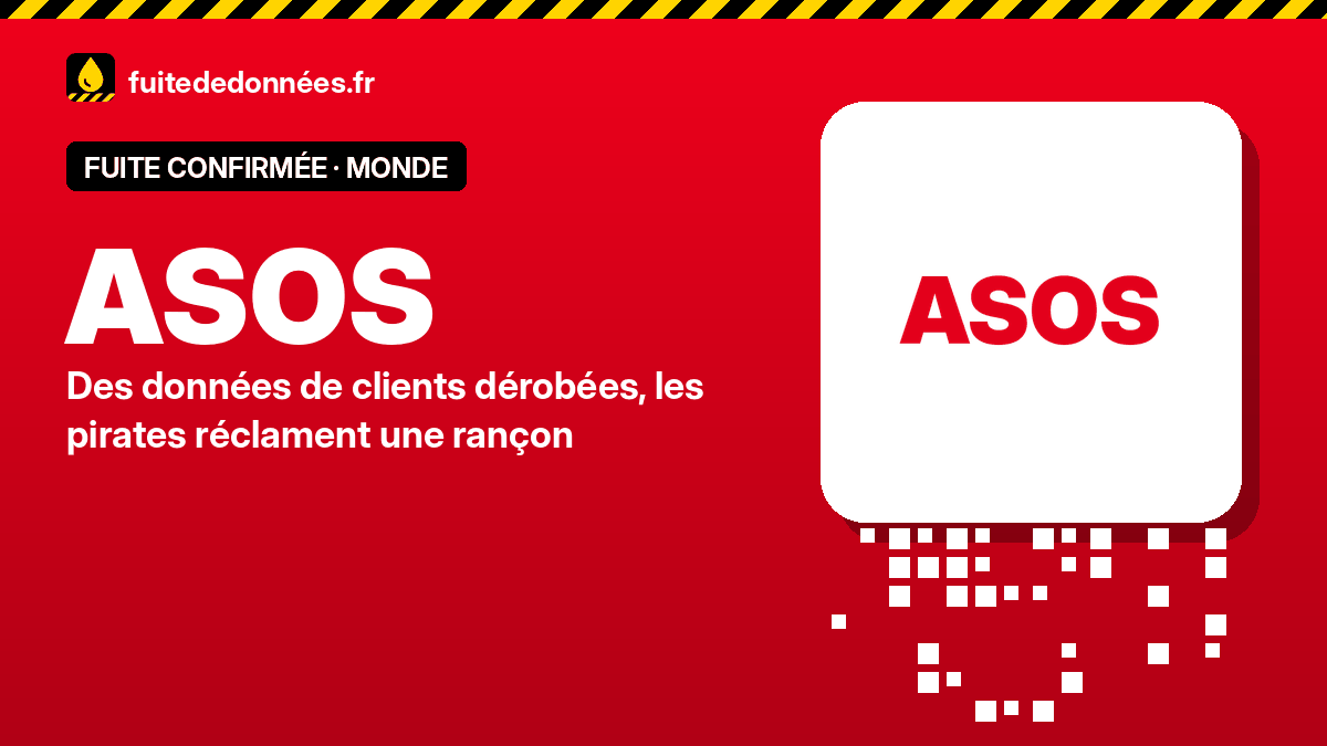 ASOS : confirmée