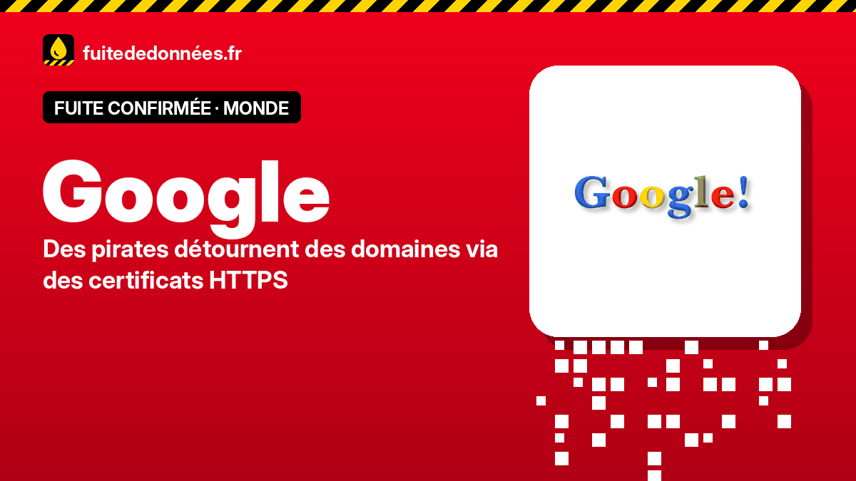 Google : signalée