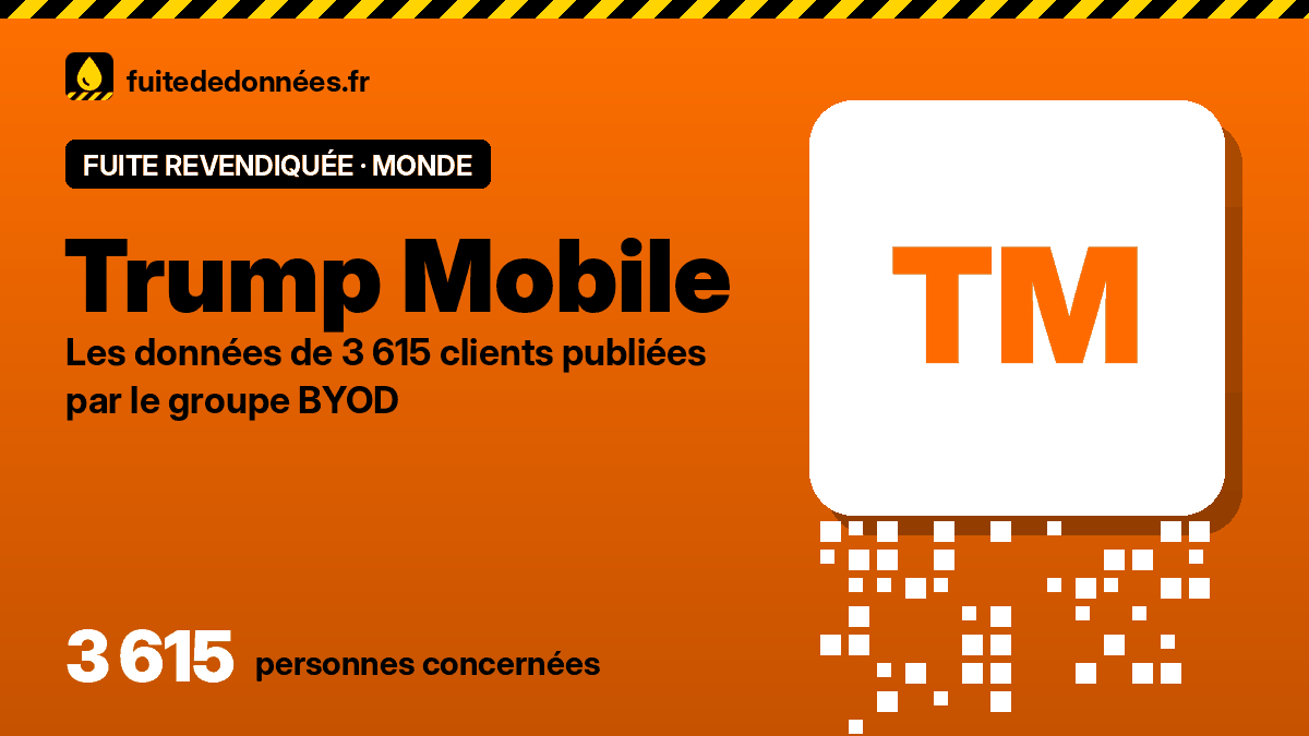 Trump Mobile : revendiquée