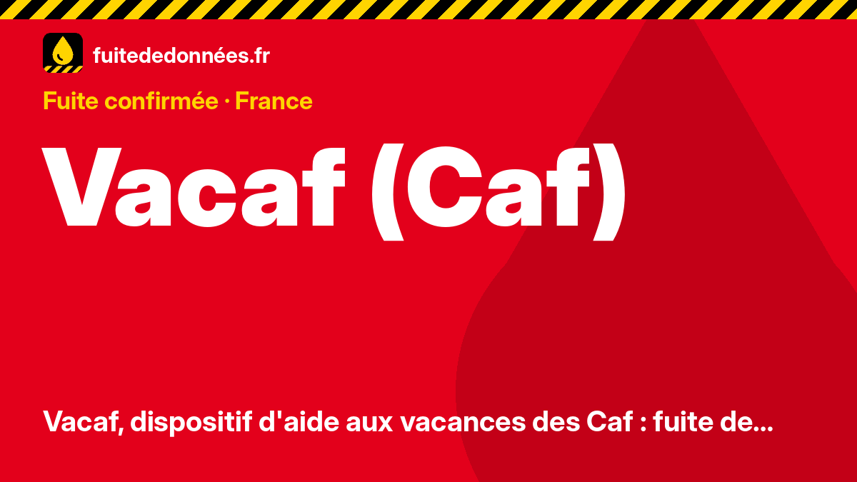 Vacaf (Caf) : confirmée